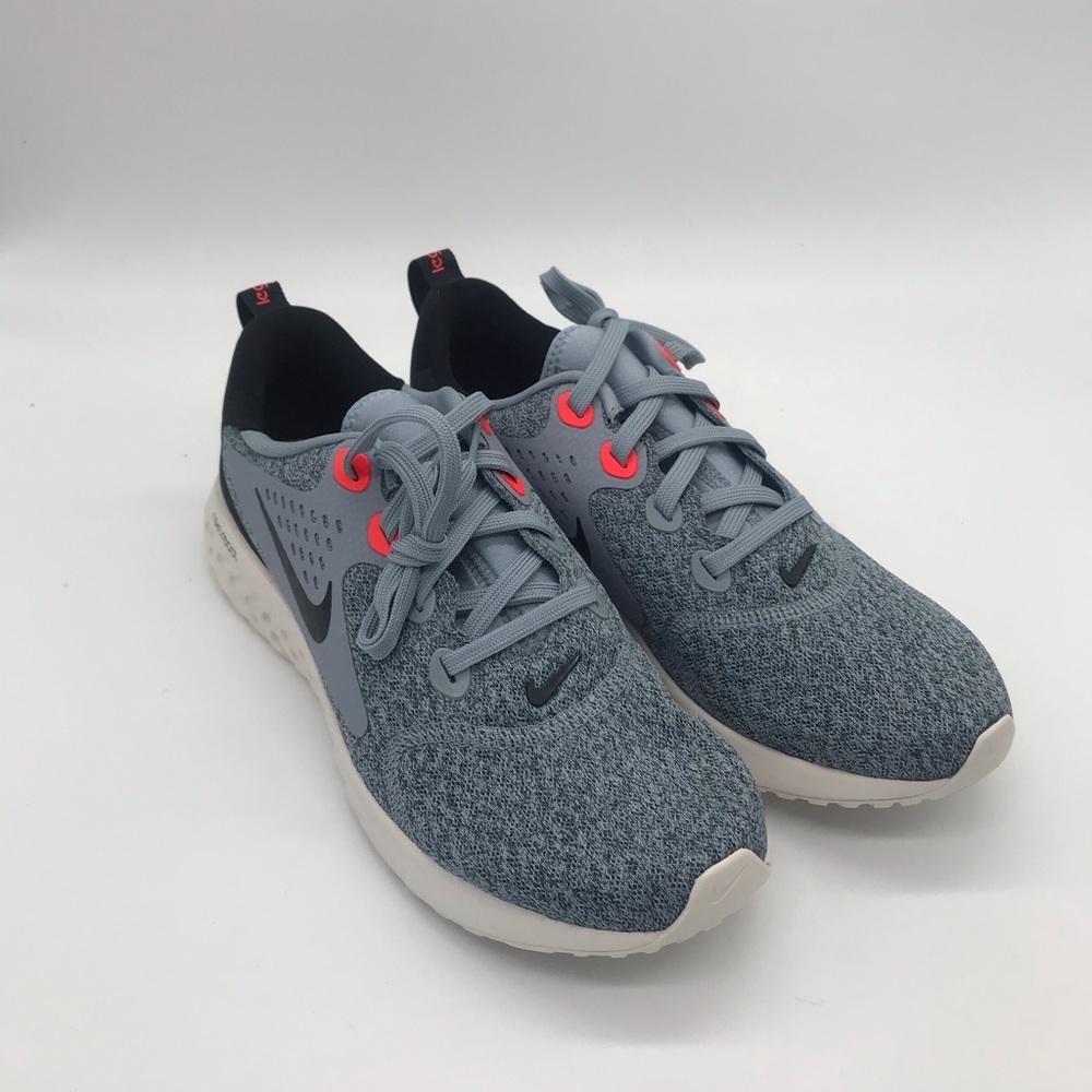 Boys Nike Legend React Blue Athletic Running Shoes - Picture 5 of 10